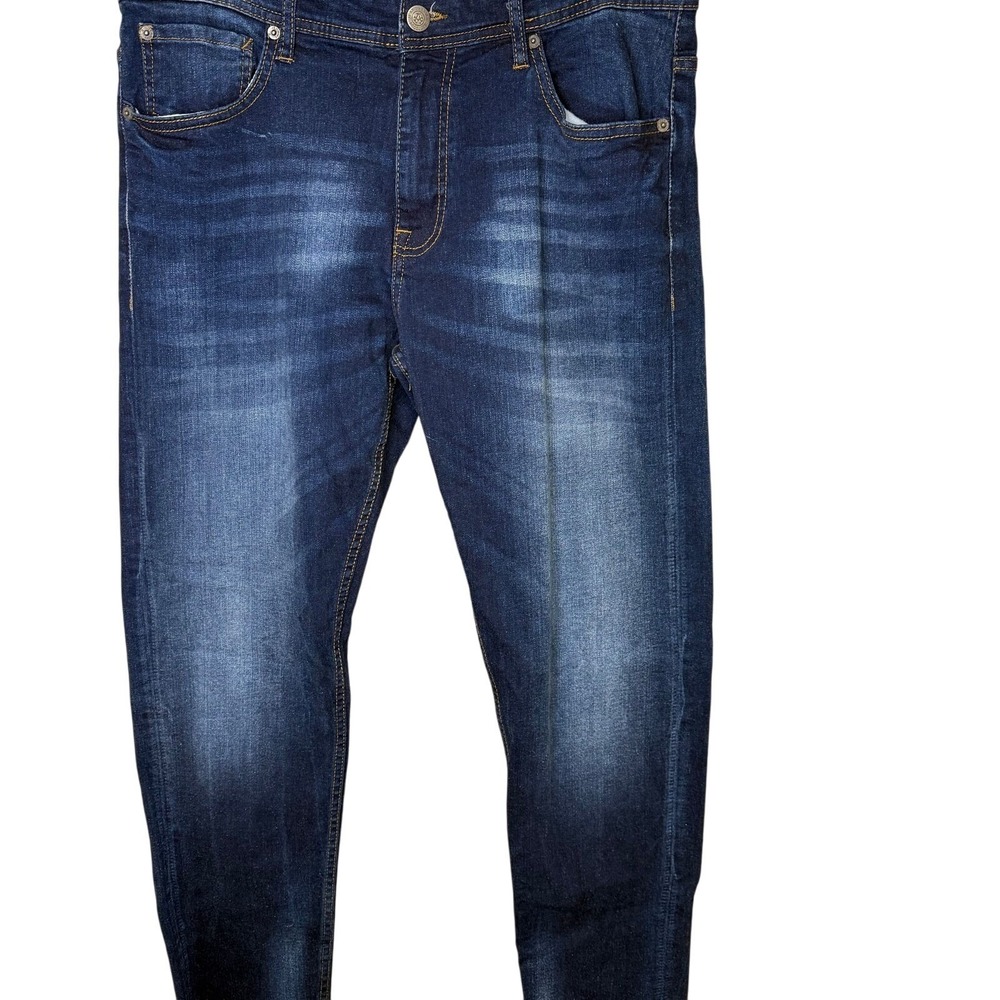 Jeanius Dark Wash Denim Jeans,‎ Size 34/34